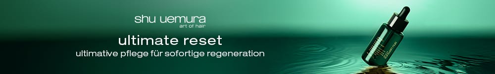 Shu uemura art of hair ultimate reset für ultimative Pflege und sofortige Regeneration.